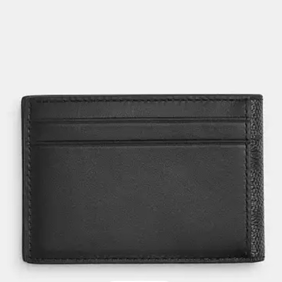 Coach Compact Billfold Wallet In Signature Canvas - Picture 3 of 7